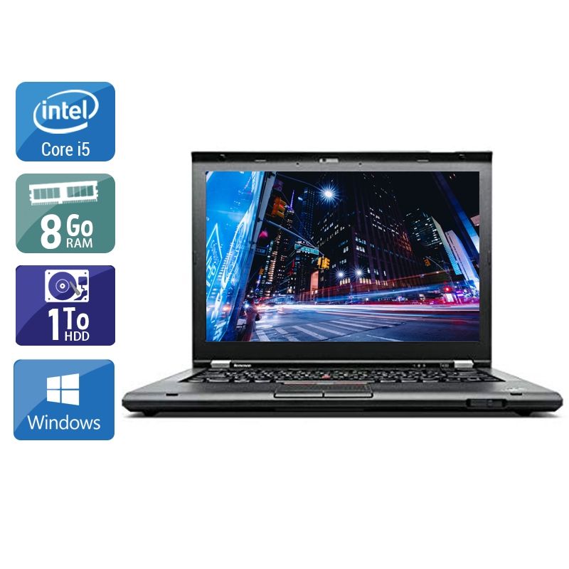 Lenovo ThinkPad T430 i5 8Go RAM 1To HDD Windows 10