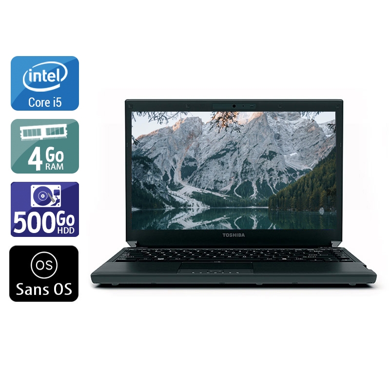 Acheter Toshiba Portégé R700 13,3'' i3 - 4Go RAM 500Go HDD Sans OS État correctOccasion certifiée reconditionnée Bon état - 165,83 € Toshiba Portégé R700 13,3'' i3 - 4Go RAM 500Go HDD Sans OS État correctOccasion certifiée reconditionnée Bon état - reconditionné disponible sur Kiatoo