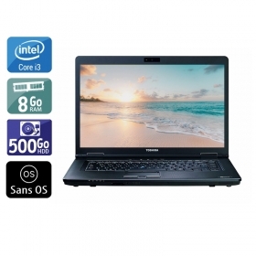 Toshiba Tecra A11 i3 8Go RAM 500Go HDD Sans OS