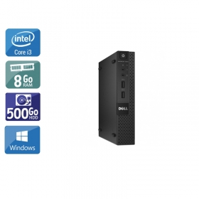 Dell Optiplex 3020M Micro i3 8Go RAM 500Go HDD Windows 10