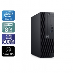 Dell Optiplex 3060 SFF i3 Gen 8 8Go RAM 500Go HDD Sans OS