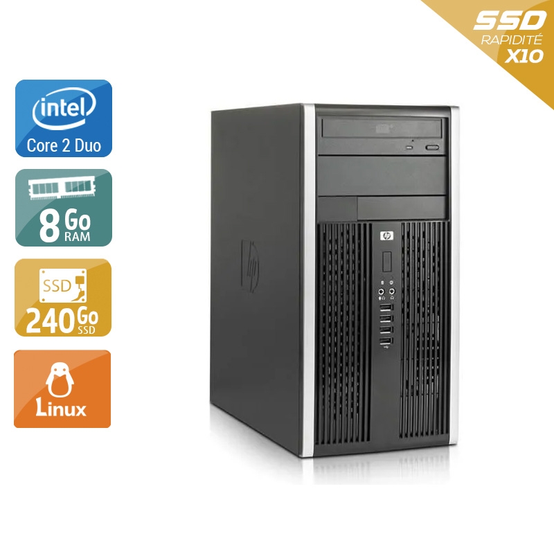 Acheter HP Compaq Pro 6000 Tower Core 2 Duo - 8Go RAM 240Go SSD Linux État correctOccasion certifiée reconditionnée Bon état - 165,83 € HP Compaq Pro 6000 Tower Core 2 Duo - 8Go RAM 240Go SSD Linux État correctOccasion certifiée reconditionnée Bon état - reconditionné disponible sur Kiatoo