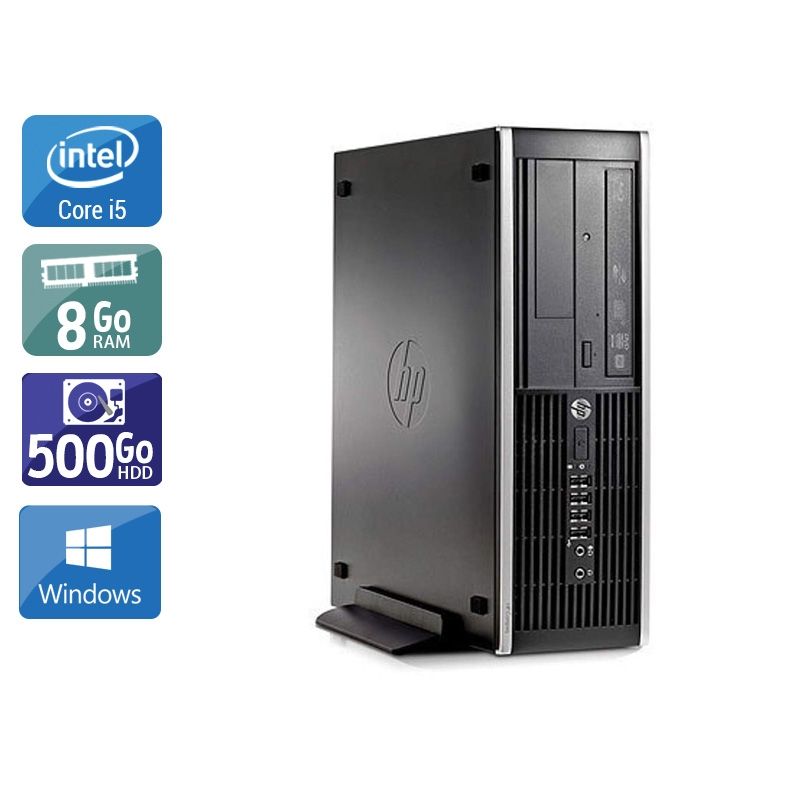 HP Compaq Pro 6200 SFF i5 8Go RAM 500Go HDD Windows 10