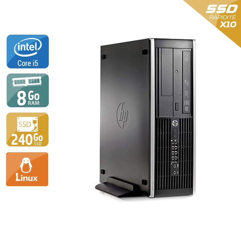 HP Compaq Pro 6200 SFF i5 8Go RAM 240Go SSD Linux