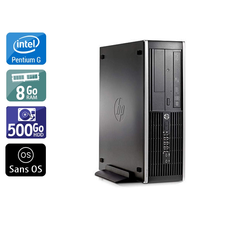 Acheter HP Compaq Pro 6300 SFF Pentium G Dual Core - 8Go RAM 500Go HDD Sans OS Bon étatOccasion certifiée reconditionnée Bon état - 190,83 € HP Compaq Pro 6300 SFF Pentium G Dual Core - 8Go RAM 500Go HDD Sans OS Bon étatOccasion certifiée reconditionnée Bon état - reconditionné disponible sur Kiatoo