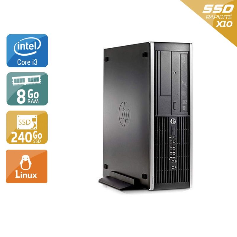 HP Compaq Pro 6300 SFF i3 8Go RAM 240Go SSD Linux