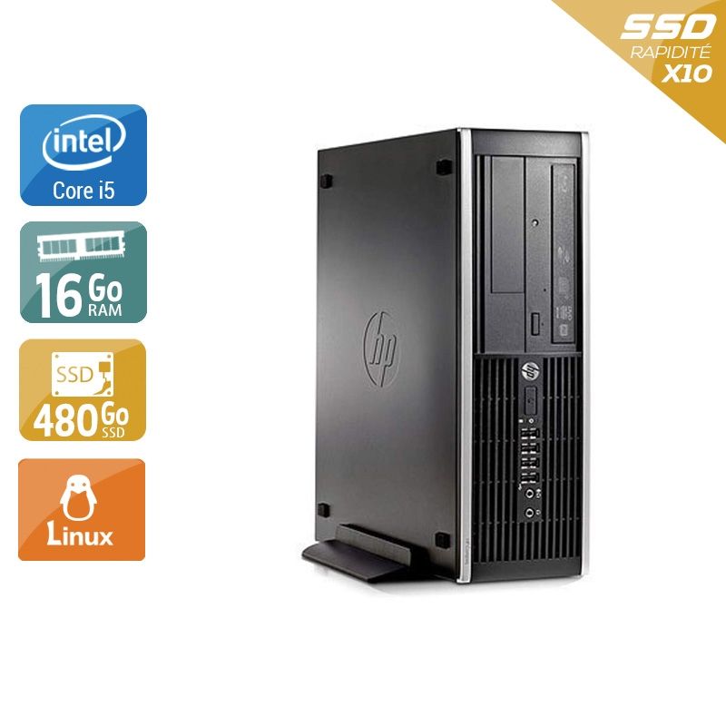 HP Compaq Pro 6300 SFF i5 16Go RAM 480Go SSD Linux