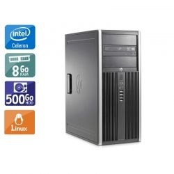 HP Compaq Elite 8200 Tower Celeron Dual Core - 8Go RAM 500Go HDD Linux