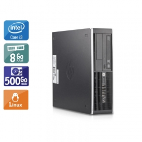 HP Compaq Elite 8200 SFF i3 8Go RAM 500Go HDD Linux