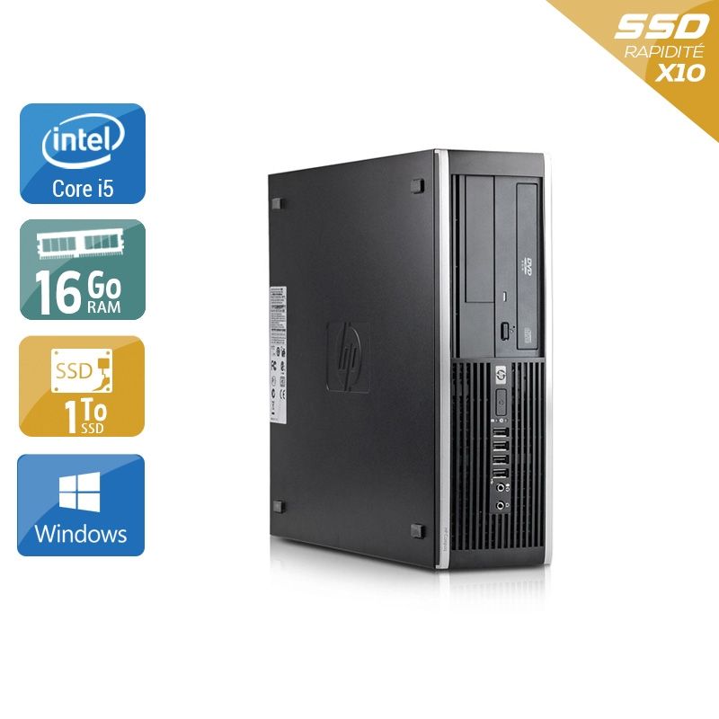 HP Compaq Elite 8300 SFF i5 16Go RAM 1To SSD Windows 10