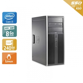 HP Compaq Elite 8300 Tower i5 8Go RAM 240Go SSD Linux