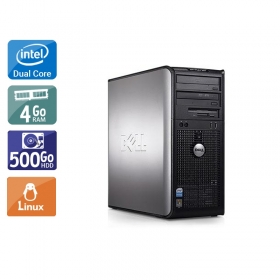 Dell Optiplex 360 Tower Dual Core 4Go RAM 500Go HDD Linux