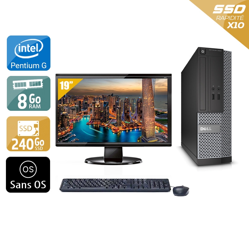 Acheter Dell Optiplex 3020 SFF Pentium G Dual Core + Écran - 19'' 8Go RAM 240Go SSD Sans OS Bon étatOccasion certifiée reconditionnée Bon état - 224,17 € Dell Optiplex 3020 SFF Pentium G Dual Core + Écran - 19'' 8Go RAM 240Go SSD Sans OS Bon étatOccasion certifiée reconditionnée Bon état - reconditionné disponible sur Kiatoo