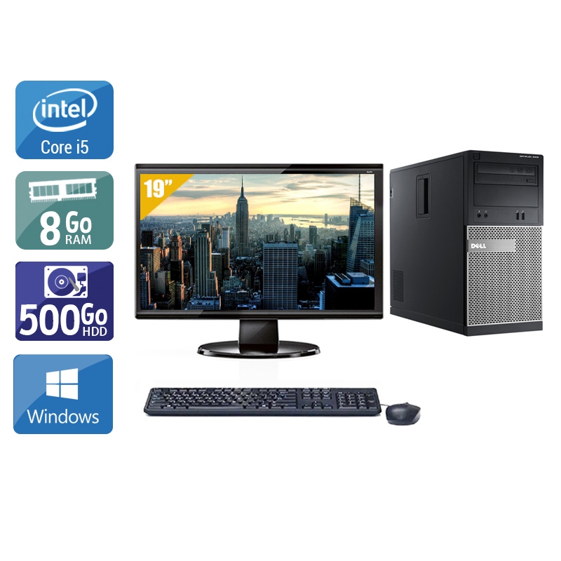 Acheter Dell Optiplex 3010 Tower i5 + Écran - 19'' 8Go RAM 500Go HDD Windows 10 Bon étatOccasion certifiée reconditionnée Bon état - 224,17 € Dell Optiplex 3010 Tower i5 + Écran - 19'' 8Go RAM 500Go HDD Windows 10 Bon étatOccasion certifiée reconditionnée Bon état - reconditionné disponible sur Kiatoo