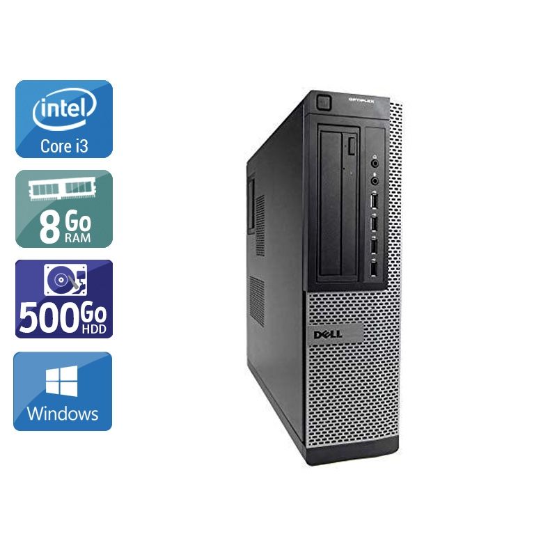 Dell Optiplex 390 Desktop i3 8Go RAM 500Go HDD Windows 10