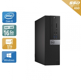 Dell Optiplex 5040 SFF i5 16Go RAM 1To SSD Windows 10