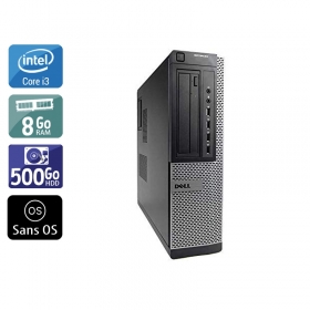 Dell Optiplex 7010 Desktop i3 8Go RAM 500Go HDD Sans OS