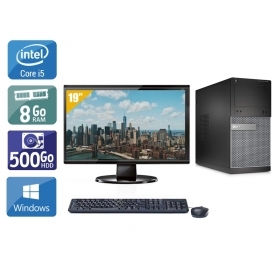 Dell Optiplex 390 Tower i5 avec Écran 19 pouces 8Go RAM 500Go HDD Windows 10