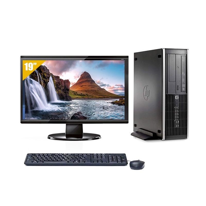 HP Compaq Pro 6300 SFF i3 avec Écran 19 pouces 8Go RAM 240Go SSD Windows 10