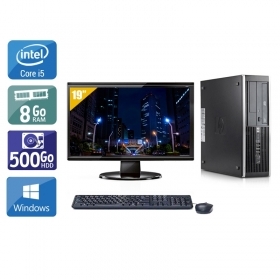 HP Compaq Elite 8100 SFF i5 avec Écran 19 pouces 8Go RAM 500Go HDD Windows 10