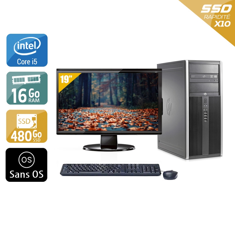 Acheter HP Compaq Elite 8200 Tower i5 + Écran - 19'' 16Go RAM 480Go SSD Sans OS Bon étatOccasion certifiée reconditionnée Bon état - 299,17 € HP Compaq Elite 8200 Tower i5 + Écran - 19'' 16Go RAM 480Go SSD Sans OS Bon étatOccasion certifiée reconditionnée Bon état - reconditionné disponible sur Kiatoo
