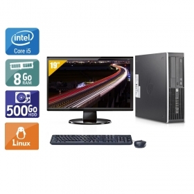 HP Compaq Elite 8200 SFF i5 avec Écran 19 pouces 8Go RAM 500Go HDD Linux