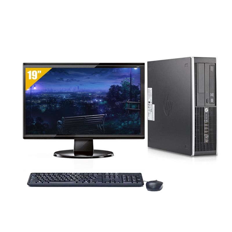 HP Compaq Elite 8200 SFF i7 avec Écran 19 pouces 8Go RAM 1To SSD Windows 10