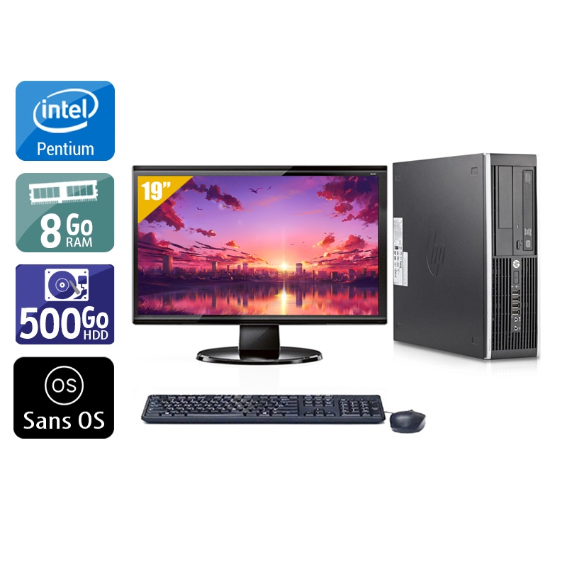 Acheter HP Compaq Elite 8200 SFF Pentium G Dual Core + Écran - 19'' 8Go RAM 500Go HDD Sans OS Bon étatOccasion certifiée reconditionnée Bon état - 249,17 € HP Compaq Elite 8200 SFF Pentium G Dual Core + Écran - 19'' 8Go RAM 500Go HDD Sans OS Bon étatOccasion certifiée reconditionnée Bon état - reconditionné disponible sur Kiatoo