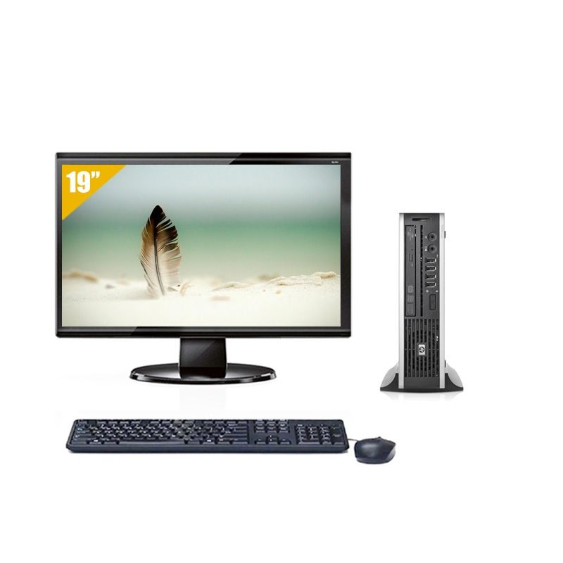 HP Compaq Elite 8200 USDT i3 avec Écran 19 pouces 8Go RAM 480Go SSD Windows 10