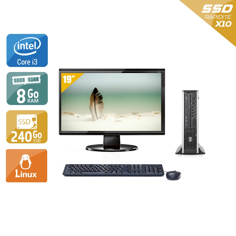 Acheter HP Compaq Elite 8200 USDT i3 + Écran - 19'' 8Go RAM 240Go SSD Linux Bon étatOccasion certifiée reconditionnée Bon état - 224,17 € HP Compaq Elite 8200 USDT i3 + Écran - 19'' 8Go RAM 240Go SSD Linux Bon étatOccasion certifiée reconditionnée Bon état - reconditionné disponible sur Kiatoo