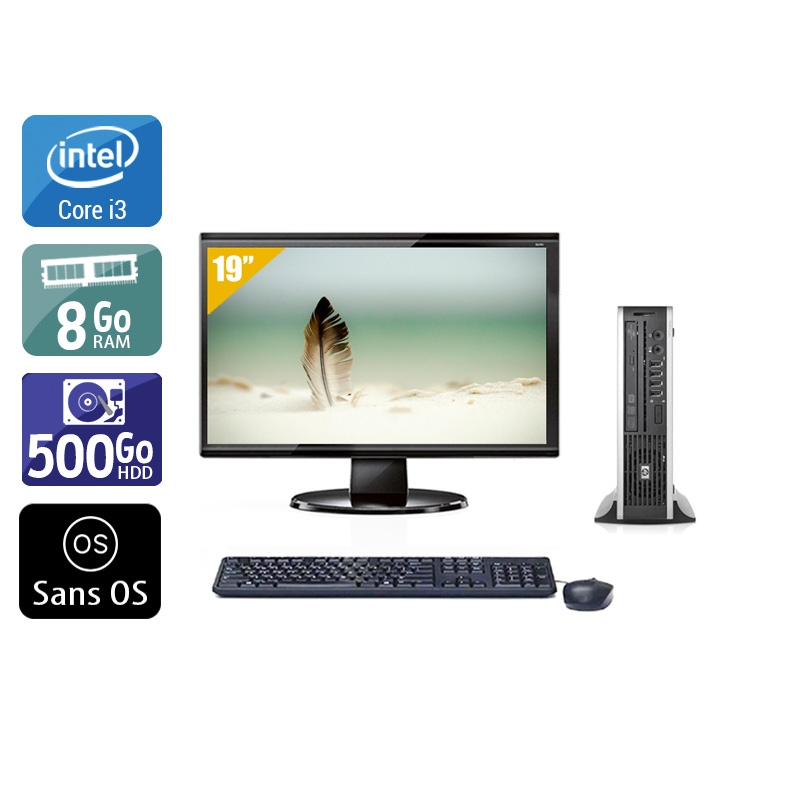 Acheter HP Compaq Elite 8200 USDT i3 + Écran - 19'' 8Go RAM 500Go HDD Sans OS Bon étatOccasion certifiée reconditionnée Bon état - 224,17 € HP Compaq Elite 8200 USDT i3 + Écran - 19'' 8Go RAM 500Go HDD Sans OS Bon étatOccasion certifiée reconditionnée Bon état - reconditionné disponible sur Kiatoo