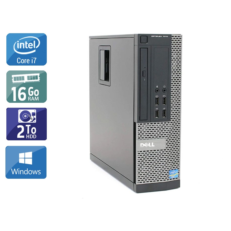 Acheter Dell Optiplex 7010 SFF i7 - 16Go RAM 2To HDD Windows 10 Très bon étatOccasion certifiée reconditionnée Bon état - 290,84 € Dell Optiplex 7010 SFF i7 - 16Go RAM 2To HDD Windows 10 Très bon étatOccasion certifiée reconditionnée Bon état - reconditionné disponible sur Kiatoo