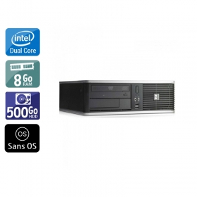 HP Compaq dc7800 SFF Dual Core 8Go RAM 500Go HDD Sans OS