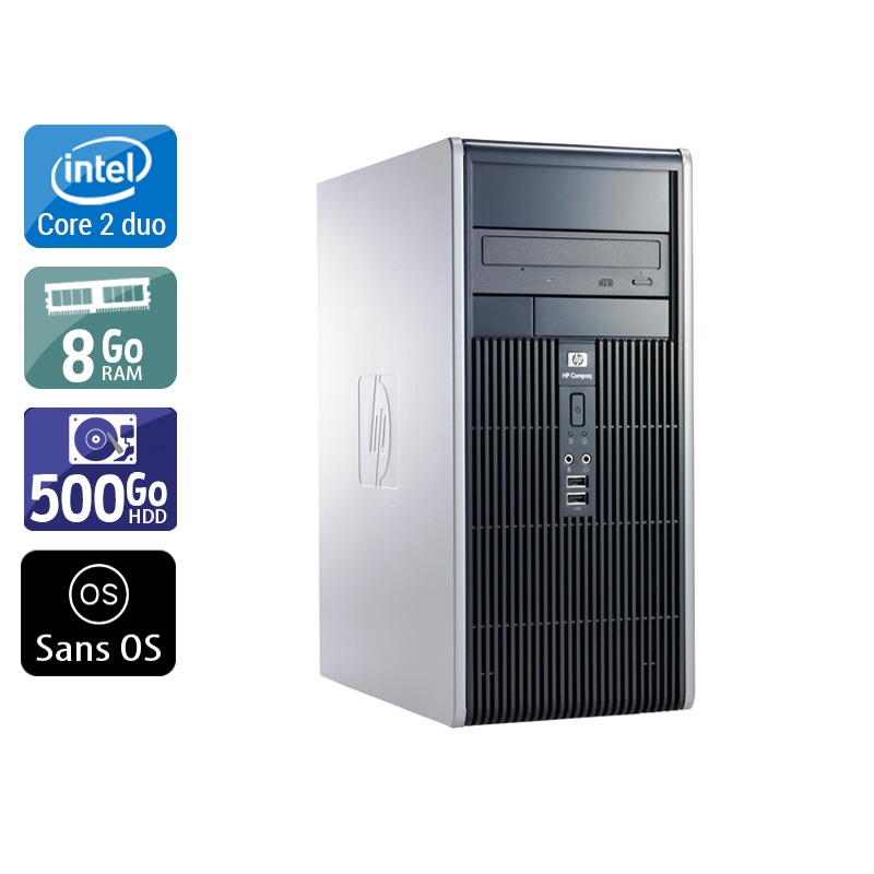 Acheter HP Compaq dc7900 Tower Core 2 Duo - 8Go RAM 500Go HDD Sans OS Bon étatOccasion certifiée reconditionnée Bon état - 190,83 € HP Compaq dc7900 Tower Core 2 Duo - 8Go RAM 500Go HDD Sans OS Bon étatOccasion certifiée reconditionnée Bon état - reconditionné disponible sur Kiatoo