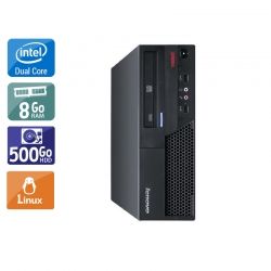 Lenovo ThinkCentre M57 SFF Dual Core - 8Go RAM 240Go SSD Linux