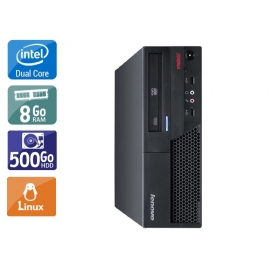 Lenovo ThinkCentre M57 SFF Dual Core 8Go RAM 500Go HDD Linux