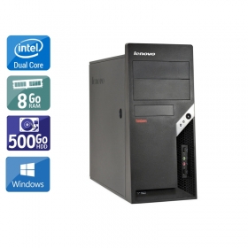 Lenovo ThinkCentre M57 Tower Dual Core 8Go RAM 500Go HDD Windows 10