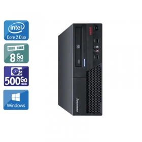 Lenovo ThinkCentre M57 SFF Core 2 Duo 8Go RAM 500Go HDD Windows 10