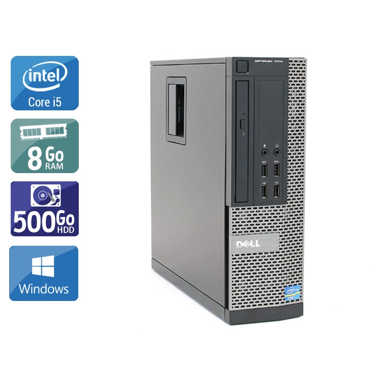 Acheter Dell Optiplex 7020 SFF i5 - 8Go RAM 500Go HDD Windows 10 Très bon étatOccasion certifiée reconditionnée Bon état - 232,50 € Dell Optiplex 7020 SFF i5 - 8Go RAM 500Go HDD Windows 10 Très bon étatOccasion certifiée reconditionnée Bon état - reconditionné disponible sur Kiatoo
