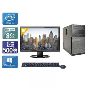 Dell Optiplex 7020 Tower i5 avec Écran 19 pouces 8Go RAM 500Go HDD Windows 10