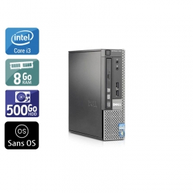 Dell Optiplex 790 USDT i3 8Go RAM 500Go HDD Sans OS