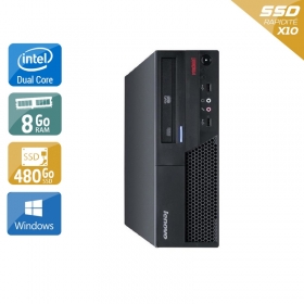 Lenovo ThinkCentre M58 SFF Dual Core 8Go RAM 480Go SSD Windows 10