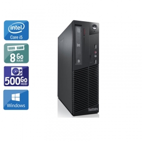 Lenovo ThinkCentre M73 SFF i5 8Go RAM 500Go HDD Windows 10