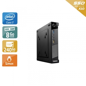 Lenovo ThinkCentre M73 Tiny i7 8Go RAM 240Go SSD Linux