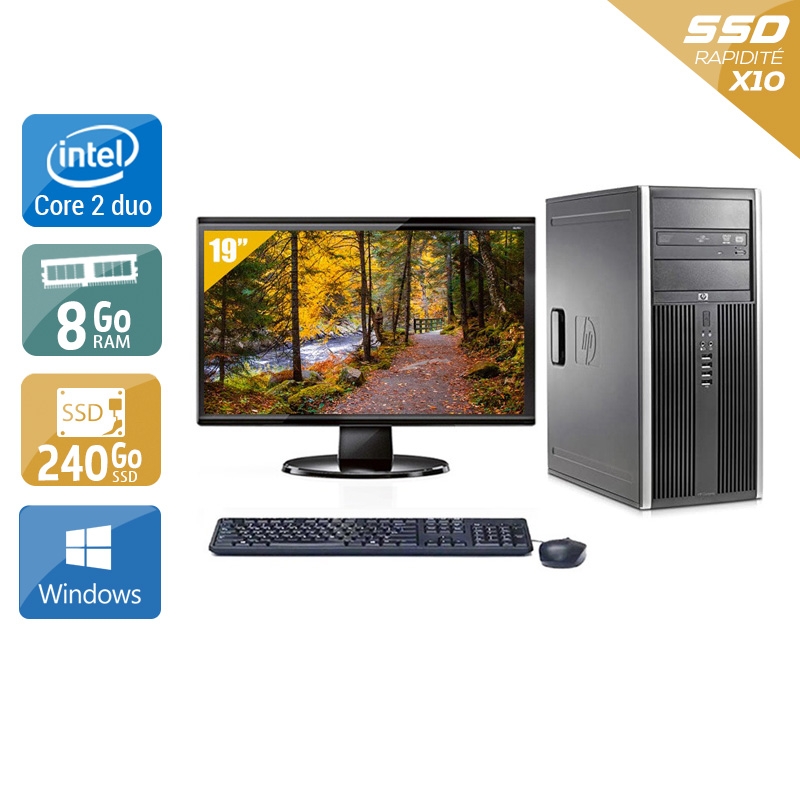 Acheter HP Compaq dc7900 Tower Core 2 Duo + Écran - 19'' 8Go RAM 240Go SSD Windows 10 Bon étatOccasion certifiée reconditionnée Bon état - 224,17 € HP Compaq dc7900 Tower Core 2 Duo + Écran - 19'' 8Go RAM 240Go SSD Windows 10 Bon étatOccasion certifiée reconditionnée Bon état - reconditionné disponible sur Kiatoo
