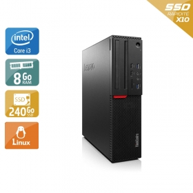 Lenovo ThinkCentre M700 SFF i3 Gen 6 8Go RAM 240Go SSD Linux
