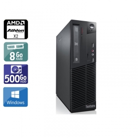 Lenovo ThinkCentre M77 SFF AMD Athlon Dual Core 8Go RAM 500Go HDD Windows 10