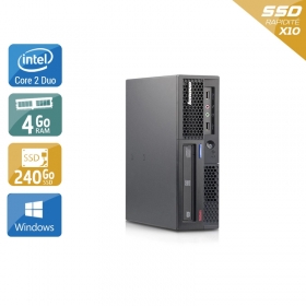 Lenovo ThinkCentre M58 USFF Core 2 Duo 4Go RAM 240Go SSD Windows 10