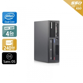 Lenovo ThinkCentre M58 USFF Dual Core 4Go RAM 240Go SSD Sans OS