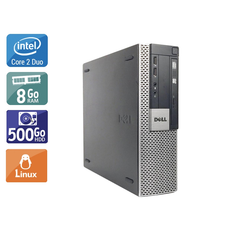 Dell Optiplex 960 SFF Core 2 Duo 8Go RAM 500Go HDD Linux